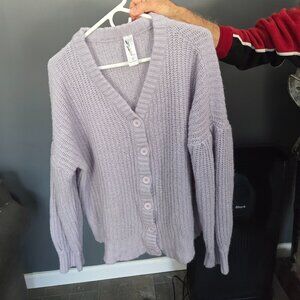 Purple Cardigan